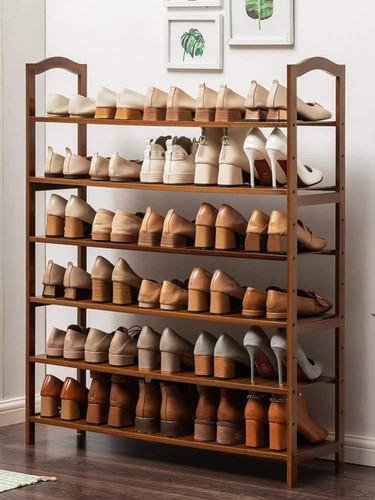 Bamboo shoe rack footwear - bamboo,