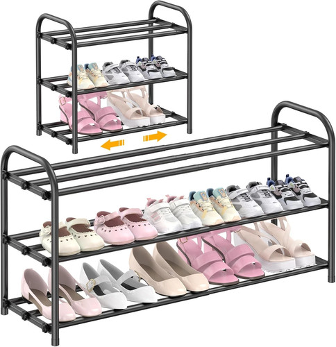 Tier metal shoe rack - metal,