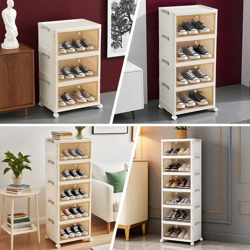 Tier mobile shoe rack - shoe,