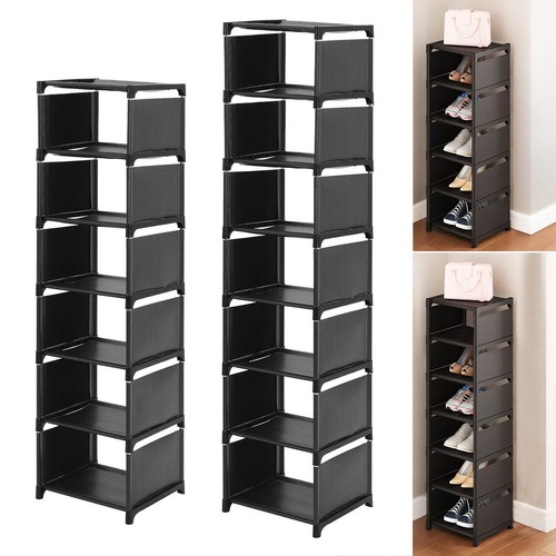 Tall slim vertical shoe rack - vertical,