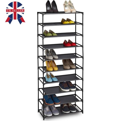 Tier tall shoe rack - shoe, shelf