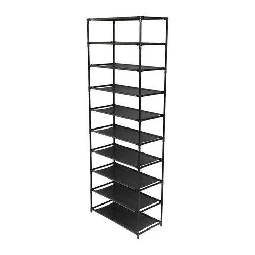 Tier stackable shoe rack - 10-tier,