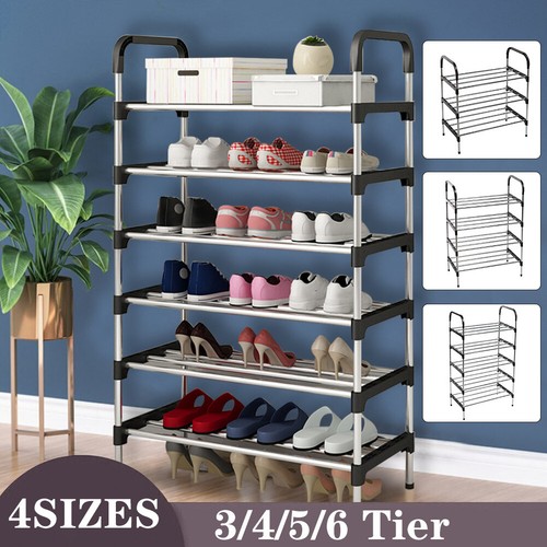 Tier portable shoe rack - 3-6,