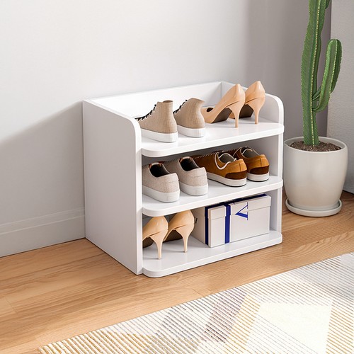 Tier wooden shoe rack - wooden,