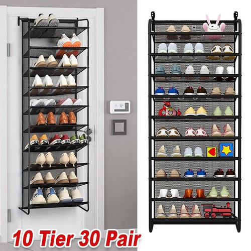 Pair shoe rack over door - rack,