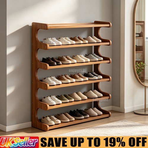 Tier wooden shoe rack home - wooden,