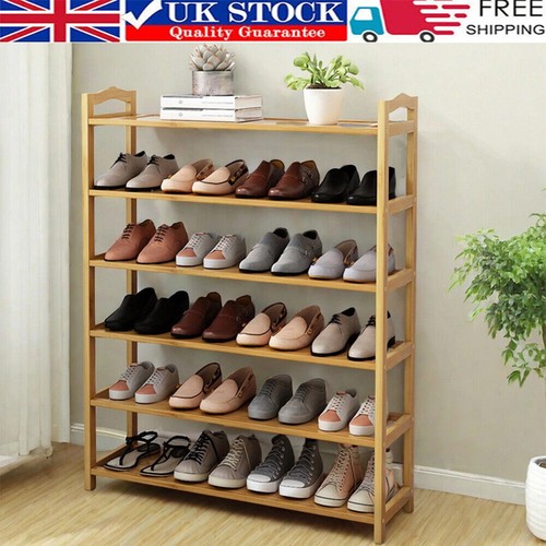 Tiers bamboo shoe rack - 4/5/6,