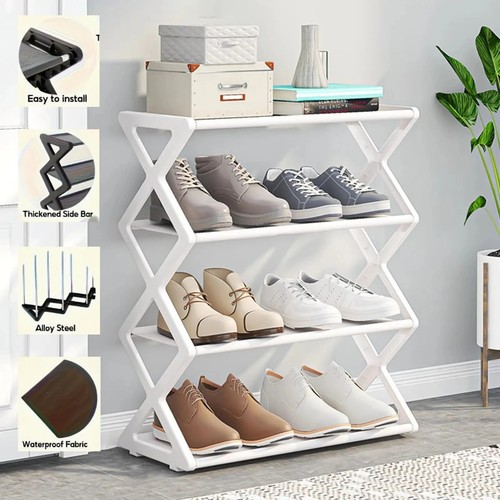 Tier foldable shoe rack - tier,