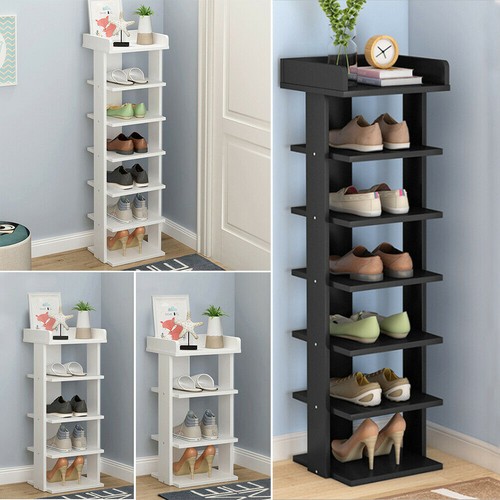 Narrow shoe rack wooden - narrow,