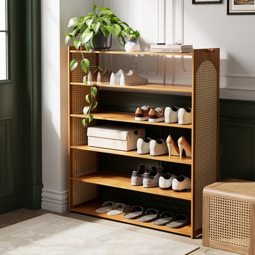 Tiers bamboo shoe rack - tiers,