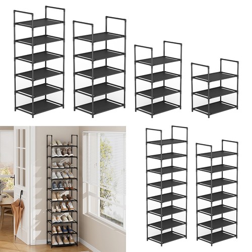 Metal narrow shoe rack - narrow,