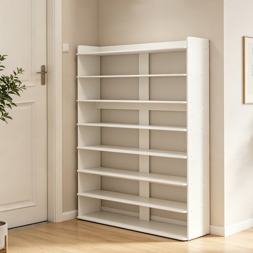 White wooden hallway - wooden,