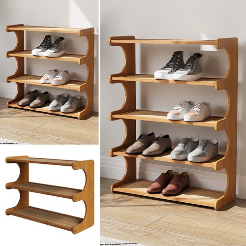 Tier wooden bamboo shoe - 5,