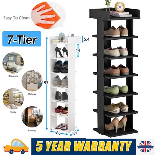 Narrow shoe rack wooden - narrow,