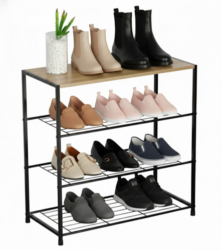 Tier shoe rack metal - 4,