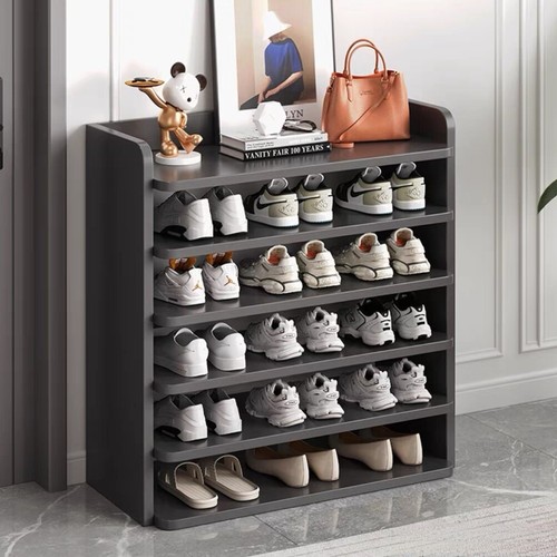 Tier wooden shoe rack - 5-8,