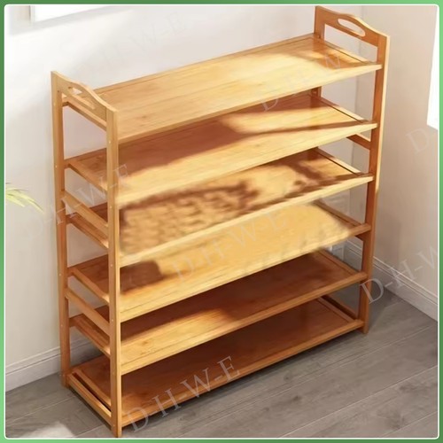 Tier wooden shoe rack - wooden,