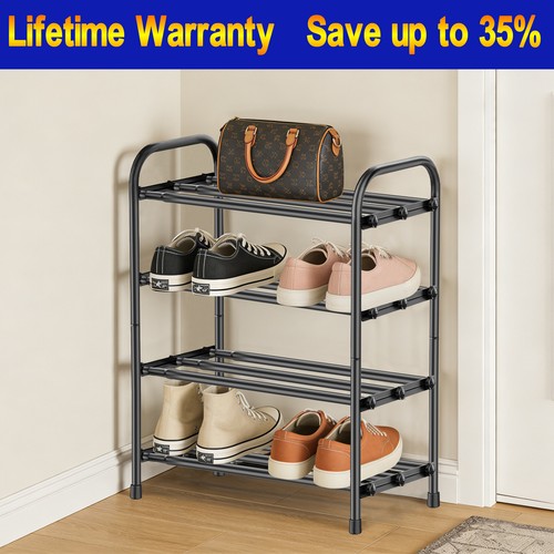 Metal shoe rack 4 - shoe,