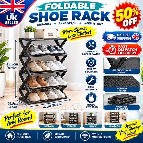 Tier shoe rack - shoe, narrow