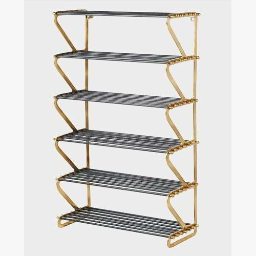 Tier metal freestanding shoe - 5-tier,