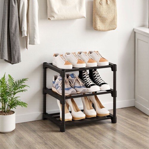Tier shoe rack - 3, compact